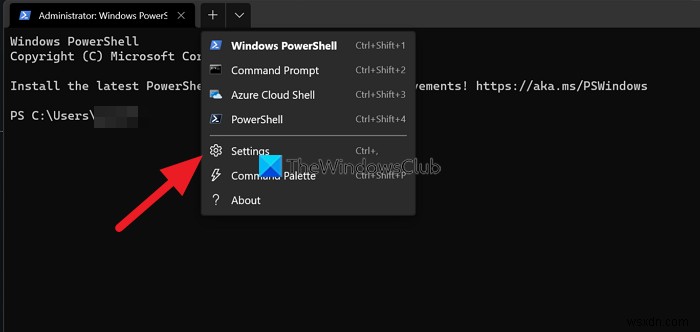 Windows 터미널에서 시작 디렉터리 변경하는 방법