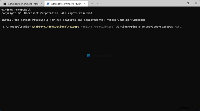Windows 11/10에서 PDF로 인쇄 옵션이 사라졌을 때 복구하는 방법