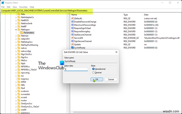 Windows 11/10 도메인 가입 오류 지정한 도메인이 존재하지 않거나 연결할 수 없습니다 해결 방법