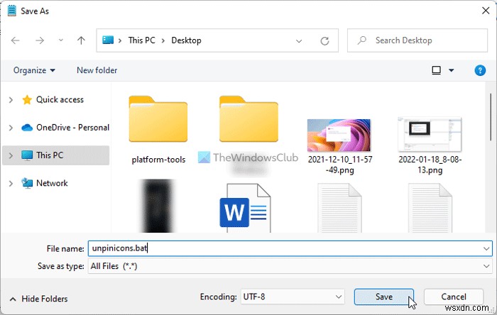 Windows 11/10에서 작업 표시줄 아이콘 한 번에 모두 고정 해제하는 방법