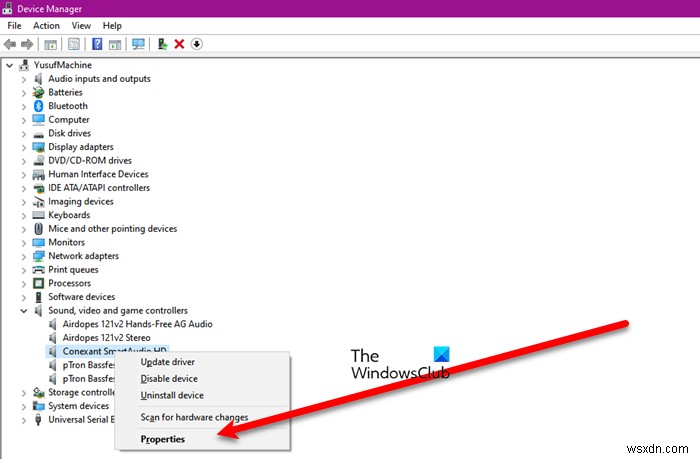 Windows 11/10에서 Conexant SmartAudio HD 소리가 나지 않는 문제 해결 방법