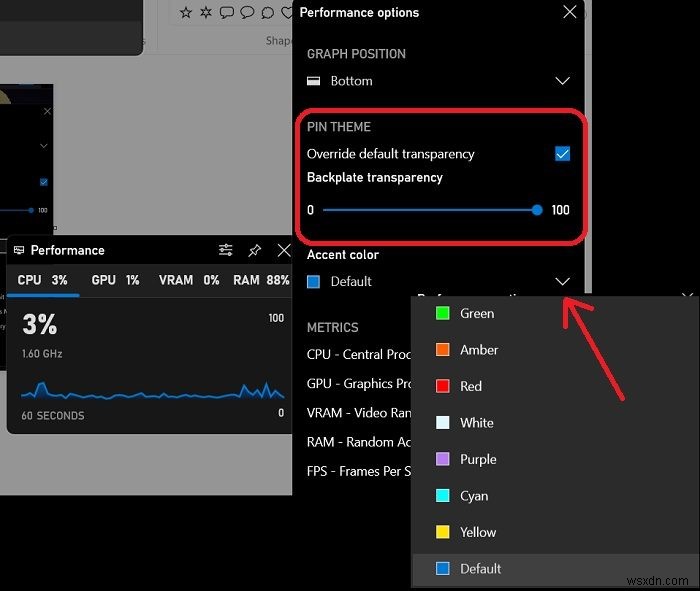 Windows 11 작업 표시줄 빈 공간을 활용해 성능 통계를 표시하는 방법