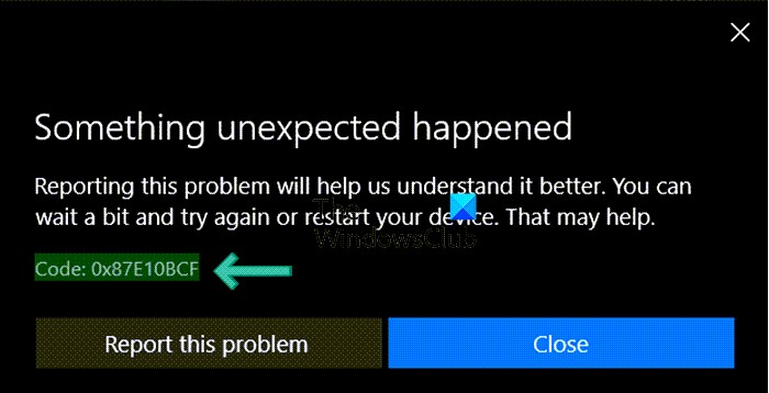 Microsoft Store 오류 코드 0x87E10BCF 해결 방법 총정리