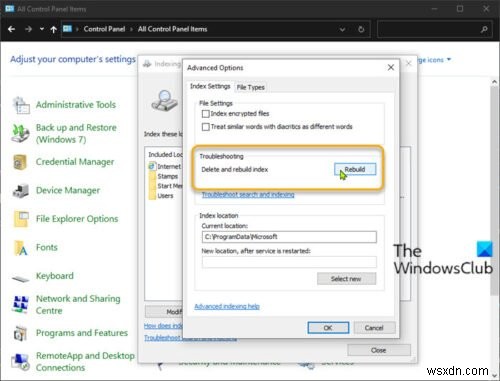 Windows 11/10에서  Microsoft Windows Search Protocol Host가 작동을 멈췄습니다  오류 해결 방법