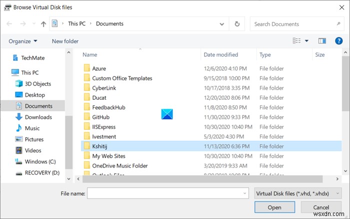 Windows 11/10 파일을 탑재할 수 없습니다 – 디스크 이미지가 초기화되지 않았습니다 오류 해결 방법