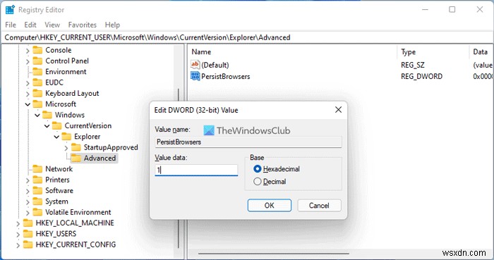 Windows 11/10 로그온 시 이전 폴더 창 자동 복원 설정 방법