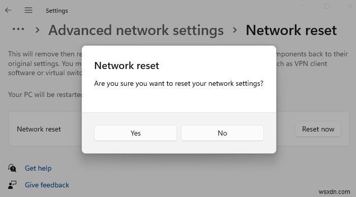 Windows 11/10 네트워크 재설정: 네트워크 어댑터 재설치 및 네트워킹 구성 요소 초기화 방법