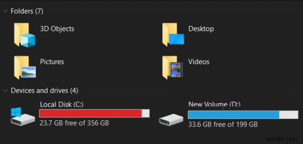 Windows 11/10에서 하드 드라이브가 이유 없이 자동으로 계속 차오를 때 해결 방법