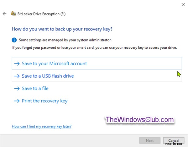 Windows 11/10에서 BitLocker로 데이터 드라이브 암호화·복호화하는 방법