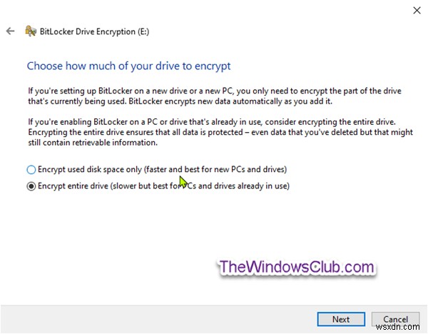 Windows 11/10에서 BitLocker로 데이터 드라이브 암호화·복호화하는 방법