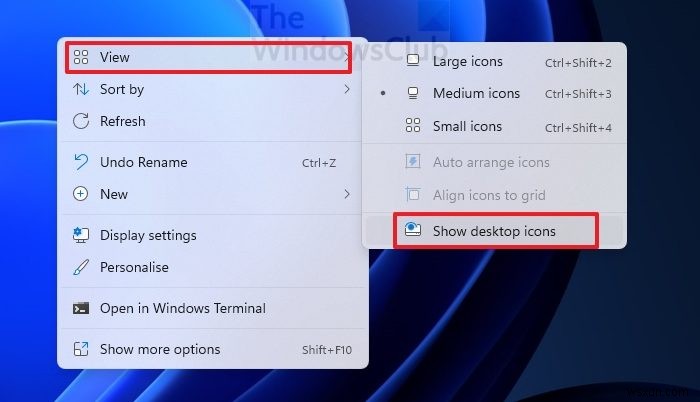Windows 11/10에서 바탕 화면 아이콘이 표시되지 않을 때 해결하는 6가지 방법