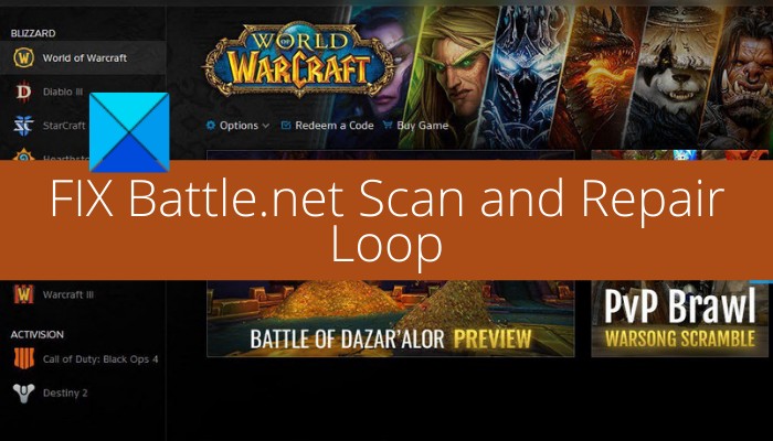 윈도우 PC에서 배틀넷(Battle.net) 스캔 및 복구 루프 무한 반복 현상 해결하는 완벽 가이드