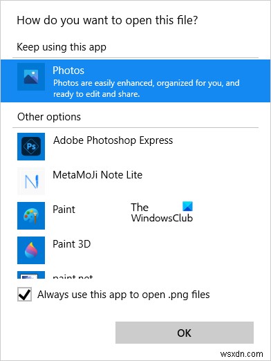 Windows 11/10에서 사진을 열 때  등록되지 않은 클래스  오류 해결 방법
