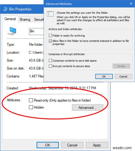 Windows 11/10에서 파일이나 폴더를 숨기거나 읽기 전용으로 설정하는 방법