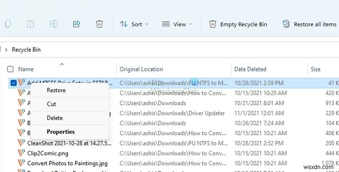 Windows 11/10에서 파일과 폴더가 갑자기 사라졌을 때 해결 방법