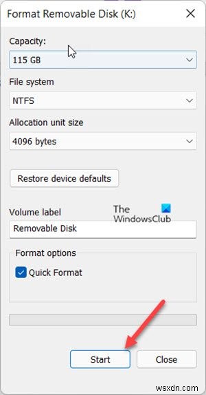 Windows 11/10에서 USB 드라이브를 여는 키보드 단축키 만드는 방법
