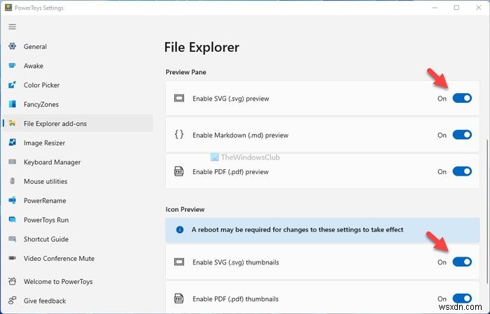 Windows 11/10 파일 탐색기에서 SVG 썸네일 활성화하는 방법