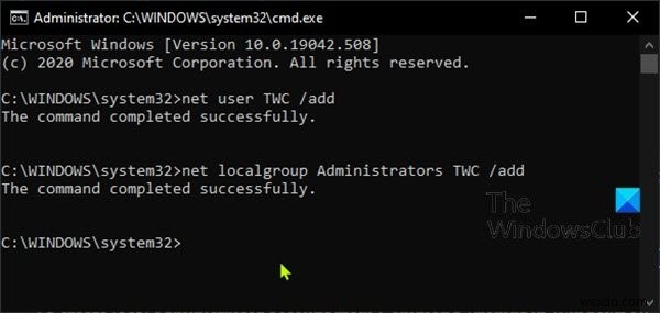 Windows 11/10에서 로컬 관리자 계정 만드는 3가지 방법