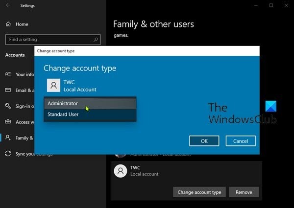 Windows 11/10에서 로컬 관리자 계정 만드는 3가지 방법
