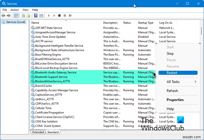 Windows  작동하지 않습니다. Bluetooth 장치가 여전히 검색 가능한지 확인한 다음 다시 시도하십시오  오류 해결 방법