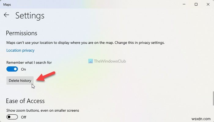 Windows 11 위치 기록 삭제하는 방법 (설정 및 지도 앱)
