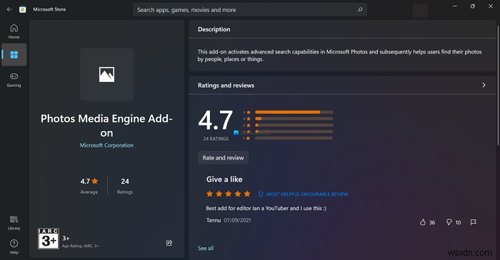 사진 미디어 엔진 추가 기능이란? Windows 11/10에서 설치 및 제거하는 방법
