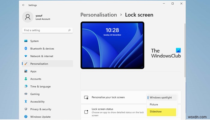 Windows 11/10에서 잠금 화면 슬라이드쇼가 작동하지 않을 때 해결하는 8가지 방법