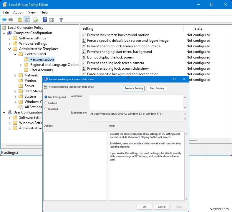 Windows 11/10에서 잠금 화면 슬라이드쇼가 작동하지 않을 때 해결하는 8가지 방법