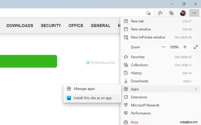 Windows 11/10에서 Chrome·Edge·Firefox로 웹사이트를 작업 표시줄과 시작 메뉴에 고정하는 방법