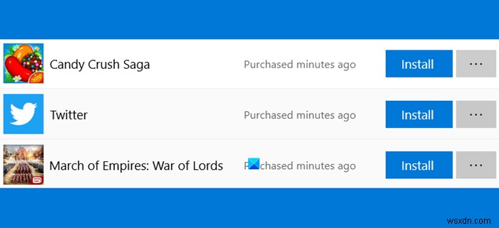 Windows 11/10에서 Microsoft Store 방금 구매함 알림 제거하는 방법
