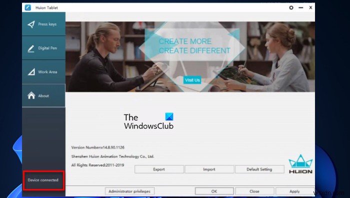 Windows 11/10에서 Huion(휴이온) 태블릿 드라이버 설치하는 방법 총정리
