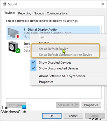 Windows 11/10에서 기본 사운드 출력 장치를 변경하는 4가지 방법