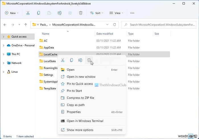 Windows 11에서 Android용 Windows 하위 시스템 설치 시 오류 0x800700B7 해결 방법