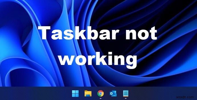 Windows 11 작업 표시줄이 작동하지 않을 때? 클릭 안 됨 문제 해결 방법 총정리
