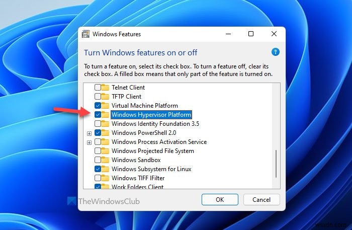 Windows 11에서 Android용 Windows 하위 시스템을 시작할 수 없음 오류 해결 방법