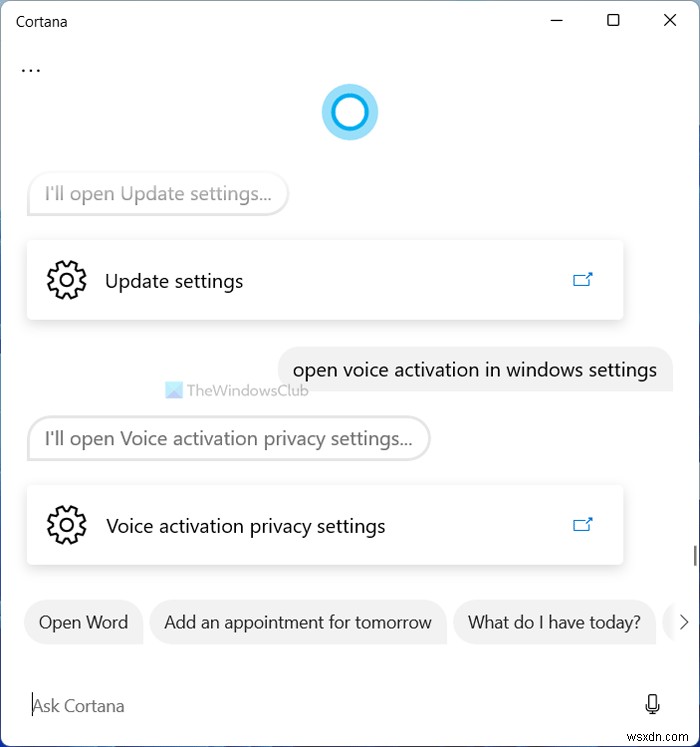 Windows 11/10에서 코타나(Cortana)로 할 수 있는 10가지 유용한 기능