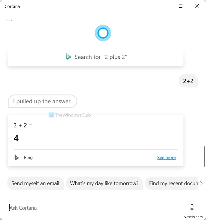 Windows 11/10에서 코타나(Cortana)로 할 수 있는 10가지 유용한 기능