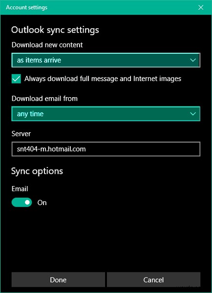 Windows 11/10 메일 앱 동기화 안 됨 오류 해결 방법
