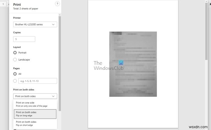 Windows 11/10에서 양면 인쇄하는 방법 완벽 정리