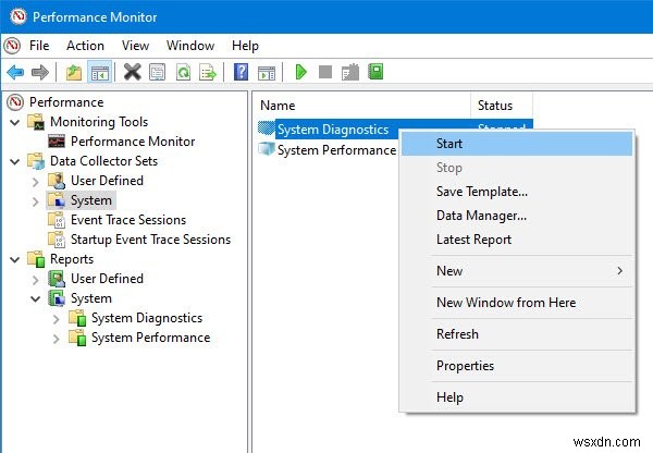 Windows 성능 모니터(Perfmon)로 시스템 상태 보고서 생성하는 방법