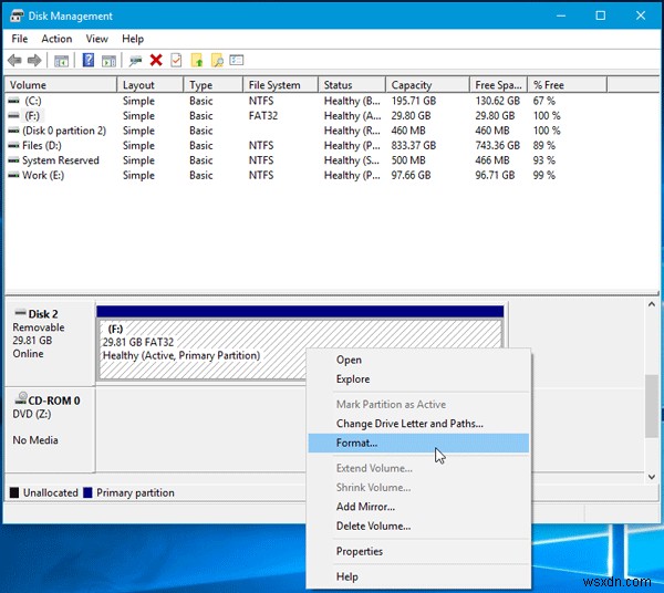 Windows에서 포맷을 완료할 수 없습니다 – SD 카드, USB 드라이브, 외장 디스크 오류 해결 방법