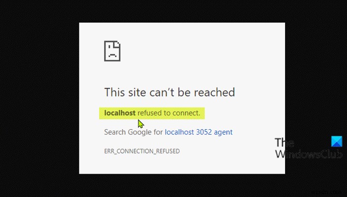 Windows 11 크롬에서  Localhost 연결 거부  오류 해결 방법