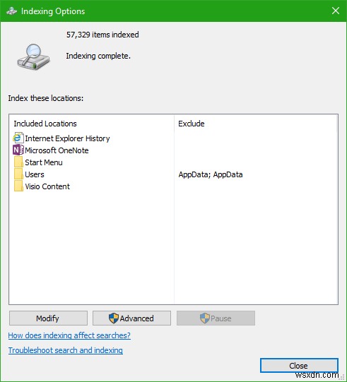 Windows 11/10에서 암호화된 파일을 검색 인덱스에 추가하는 방법