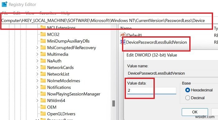 Windows 11에서 암호 없는 로그인만 활성화 또는 비활성화하는 방법