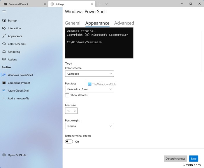 윈도우 터미널의 Windows PowerShell, PowerShell, Azure Cloud Shell, 명령 프롬프트 완벽 정리