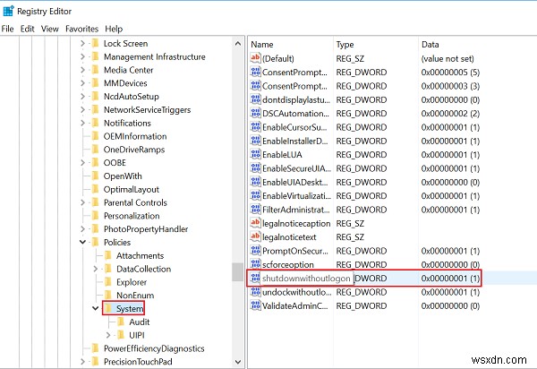 Windows 11/10 로그인 화면·시작 메뉴에서 전원(종료) 버튼 제거하는 방법