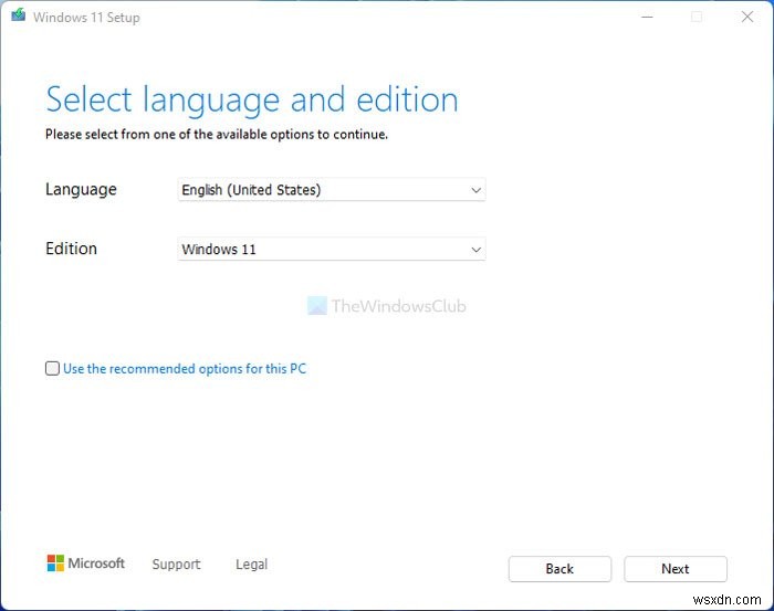 미디어 생성 도구로 Windows 11 부팅 가능한 설치 미디어 만드는 방법