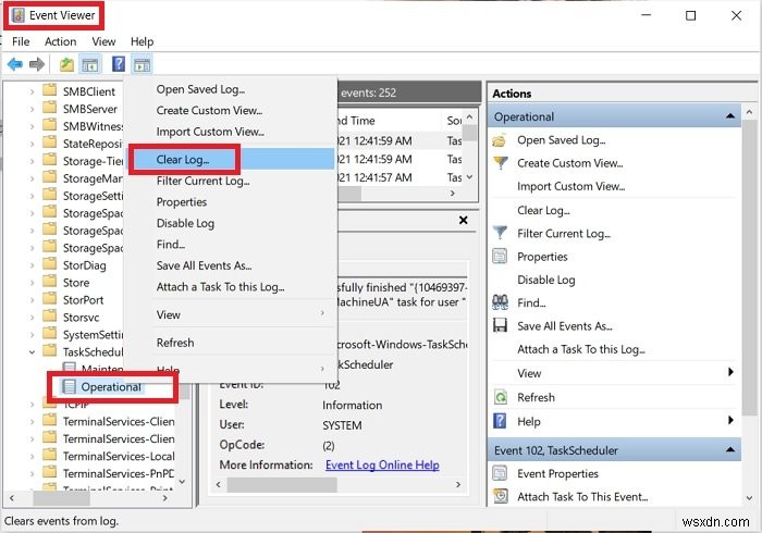 Windows 11에서 작업 스케줄러 기록 활성화, 확인 및 삭제하는 방법