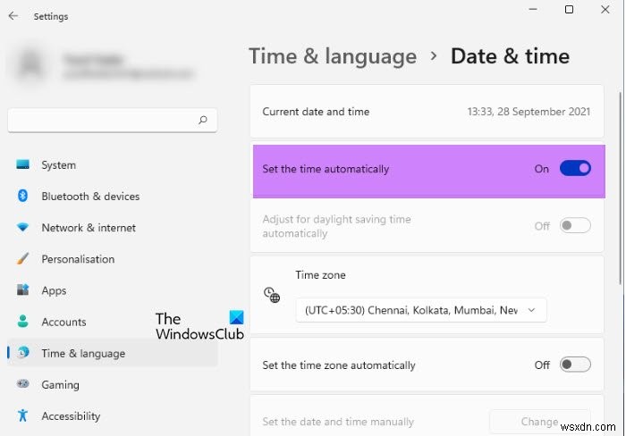 Windows 11에서 시간 변경 및 동기화하는 방법 총정리