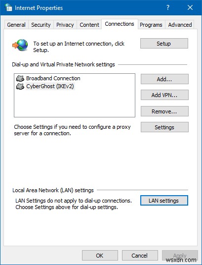 Windows 11/10에서 WinHTTP 프록시 서버 설정을 찾고 재설정하는 방법